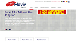 Desktop Screenshot of havir.com.br